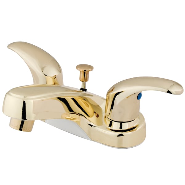 Kingston Brass 4" Centerset Bathroom Faucet, Polished Brass KB6252 - main